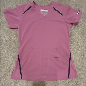 Grey's Anatomy Mauve Scrubs Size S